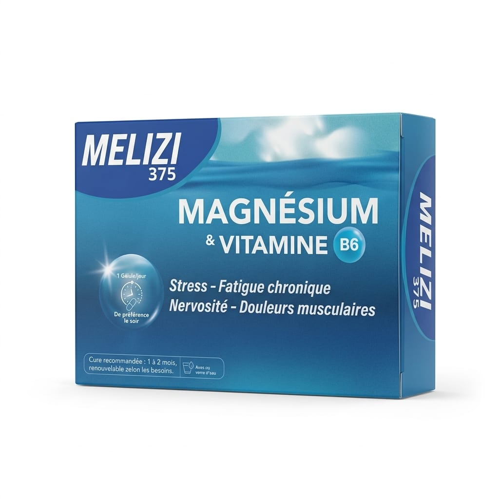Melizi Magnésium 375mg - 30 Comprimés
